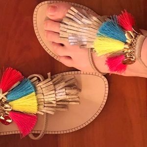 Lilly Pulitzer colorful summer sandals